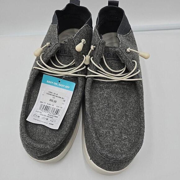 Reef Cushion Coast Mid Slip On‎ Casual Shoes Iron Grey Cushioned 12 Mens - Picture 1 of 10